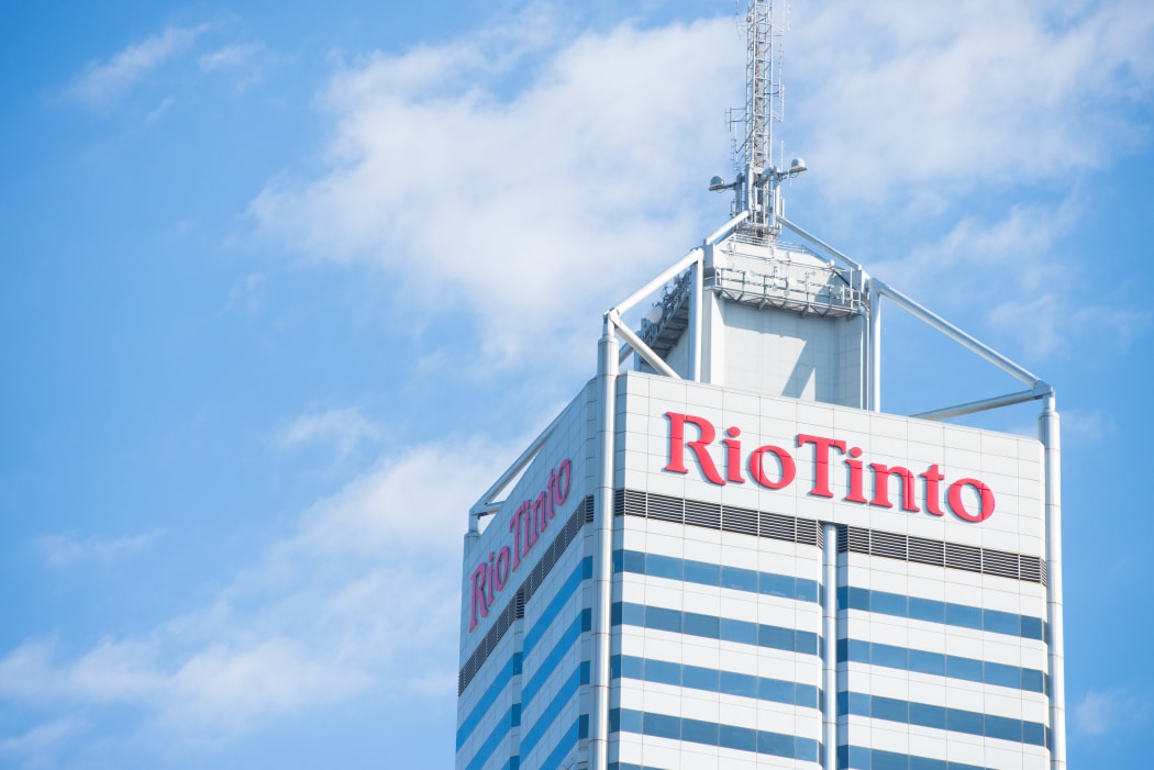 Perth, Western Australia - February 3, 2017: Office building Rio Tinto, one of the biggest mining companies in the world, with regional headquarter in Perth, Western Australia