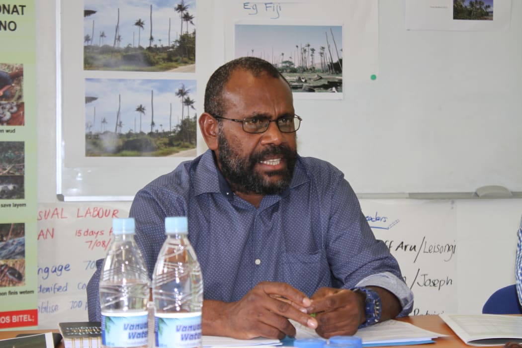 The Director-General of the Ministry of Agriculture, Moses Amos