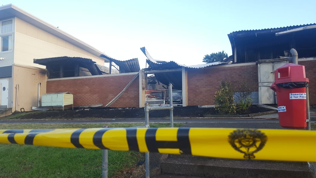 Fire at Long Bay College