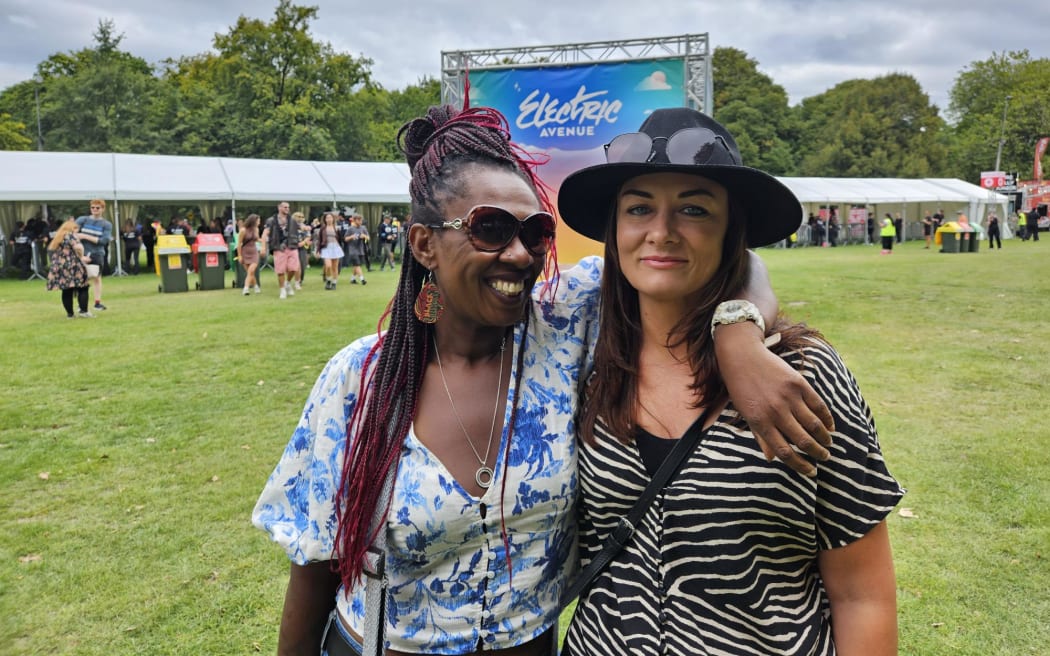 Grace and Kirsty travelled from the UK especially for Electric Avenue