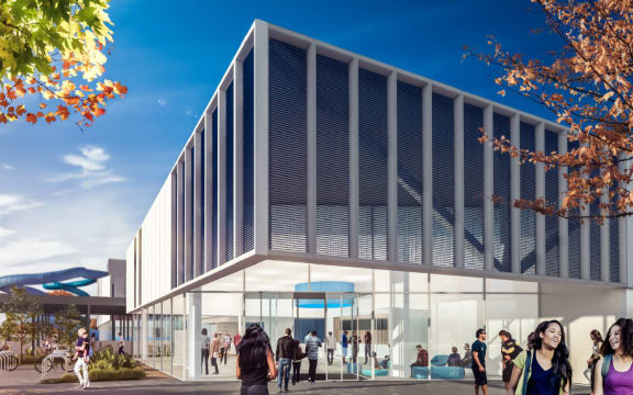 Artists rendering of the proposed pool in Napier.