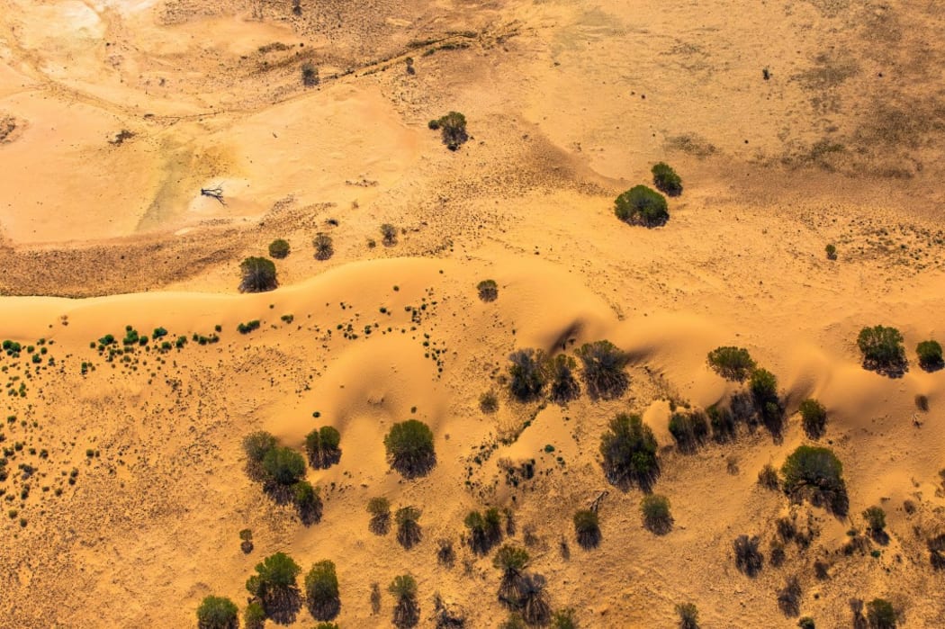 This undated handout from the NSW National Parks and Wildlife Services released on June 27, 2020 shows the Narriearra Station, a 153,415-hectare (379,000 acres) property in Australia's far northwest New South Wales.