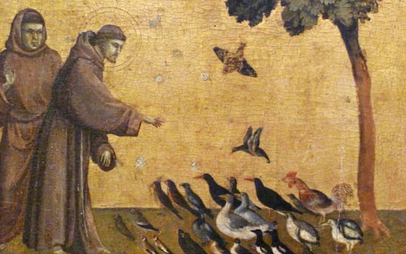 St Francis addressing the birds - Giotto.