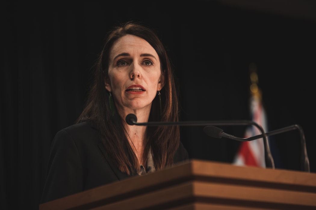 Prime Minister Jacinda Ardern giving an update on the Covid-19 situation in New Zealand on 12 August, 2020.