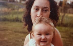 Ellen Craig pictured with her daughter Tillie in the early 1980s.