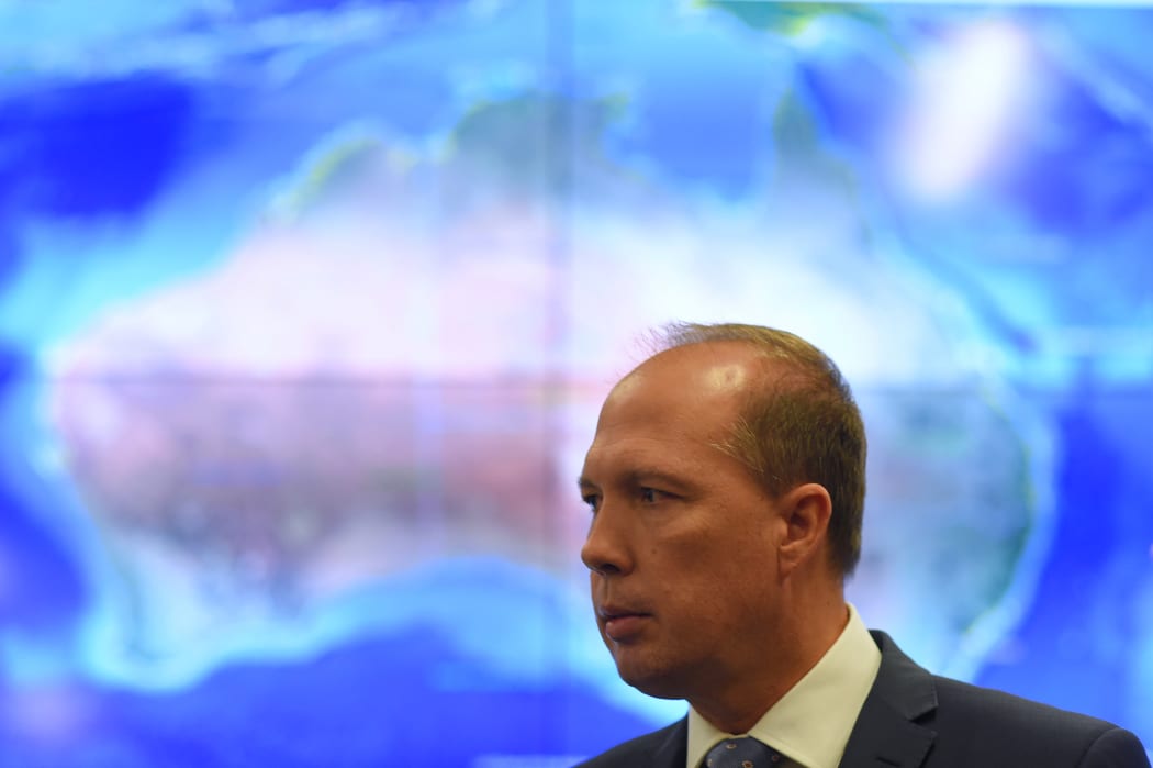 Australia's Home Affairs Minister Peter Dutton