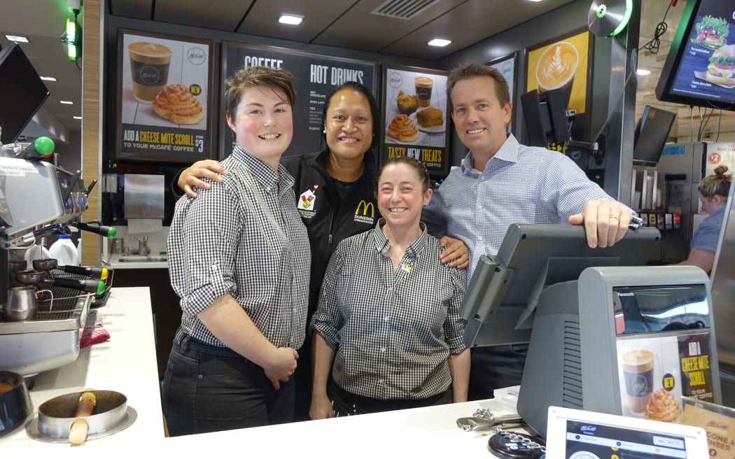 (clockwise from left) Hayley Bomford, Eterei Stonelake, Justin Stonelake and Tash Watterston.