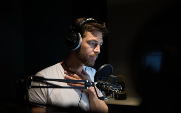 Alex Behan presenting his final show on RNZ's Music 101. 22 December 2019.