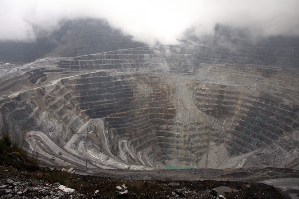 The Freeport-McMoran mine in West Papua
