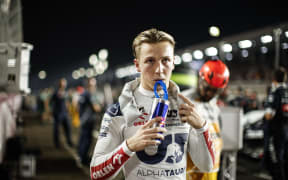 LAWSON Liam (nzl), Scuderia AlphaTauri AT04, portrait during the 2023 Formula 1 Qatar Grand Prix, 17th round of the 2023 Formula One World Championship from October 6 to 8, 2023 on the Lusail International Circuit, in Doha, Qatar - Photo Xavi Bonilla / DPPI (Photo by Xavi Bonilla / Xavi Bonilla / DPPI via AFP)