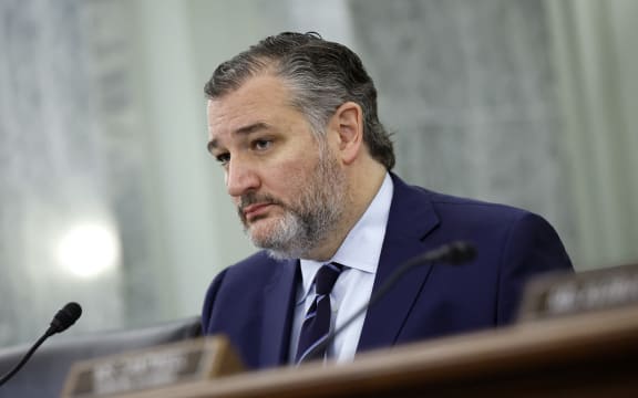 WASHINGTON, DC - JANUARY 28: U.S. Sen Ted Cruz (R-TX), Chair of the Senate Commerce, Science, and Transportation Committee, presides over a hearing in the Russell Senate Office Building on January 28, 2025 in Washington, DC. The Committee held a hearing on the Panama Canal and its impact on U.S. trade and national security, focusing on fees and foreign influence.   Kevin Dietsch/Getty Images/AFP (Photo by Kevin Dietsch / GETTY IMAGES NORTH AMERICA / Getty Images via AFP)