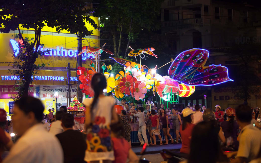 Mid-Autumn Festival celebration in Tuyen Quang Province, Vietnam