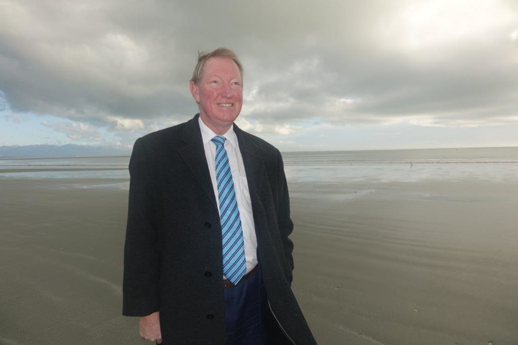 Nick Smith at Tahunanui Beach on 28 July 2016
