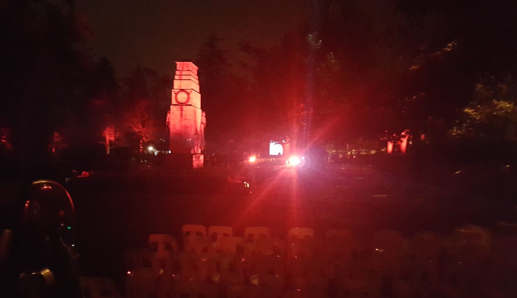 Dawn service at Hamilton.