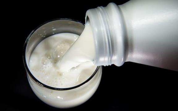 Milk in glass