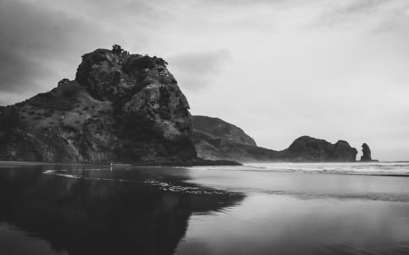 Piha, west of Auckland.