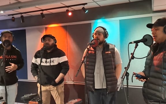 The Shades (l to r: Ipu Laga’aia, Manase Latu, Samson Setu, Taka Vuni)