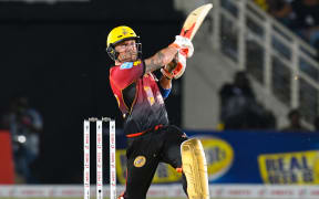 Brendon McCullum of Trinbago Knight Riders in the 2017 Caribbean Premier League.