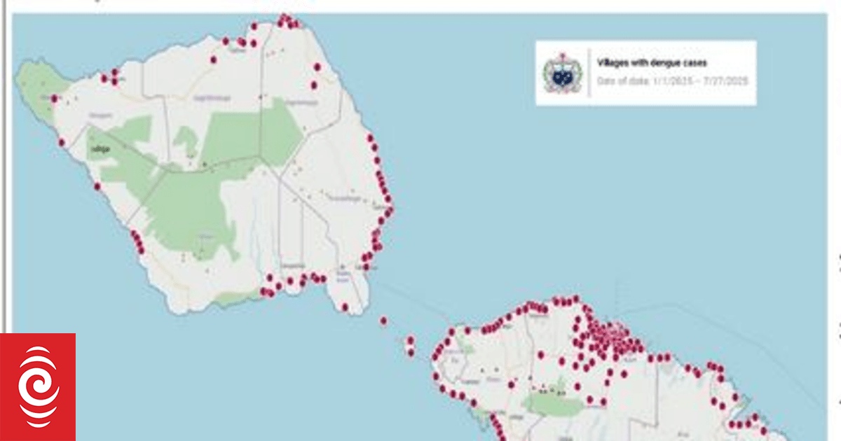 Another child dies from dengue in Samoa - more than 2200 cases since January