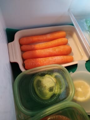 Carrots in water