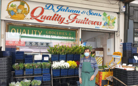 Owner of D. Jairam and Sons on Ponsonby Road, Suresh Jeram