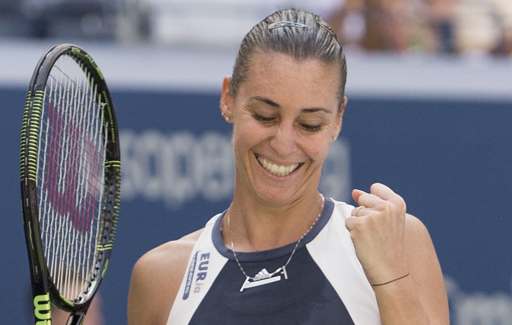 The Italian tennis player Flavia Pennetta.