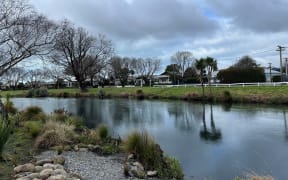 The Ōtākaro Avon River at Dallington Landing in Christchurch.