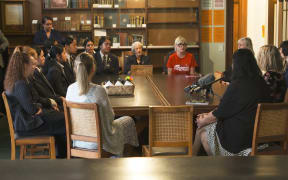 Free period products have first been distributed at Auckland Girls Grammar School.