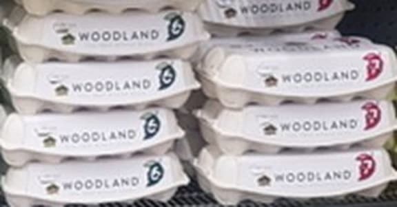 Woodland brand eggs