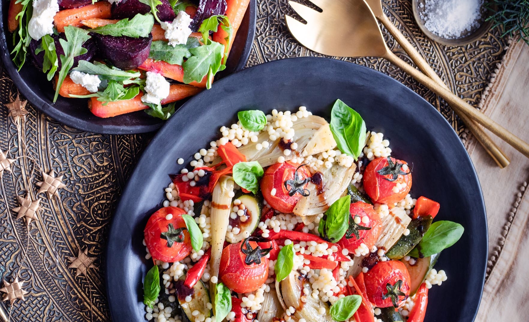Baked vegetable salad by Lauraine Jacobs
