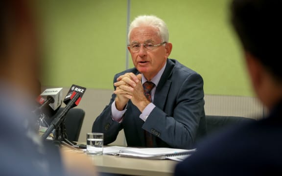 Hon Sir Michael Cullen at the report of the first independent review of intelligence and security in New Zealand.