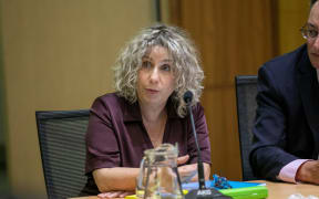 Director General of health Diana Sarfati answers questions during the annual review of the Ministry of Health.
