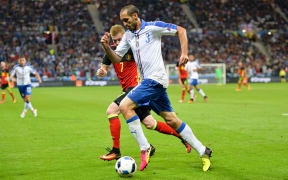Italian footballer Giorgio Chiellini.