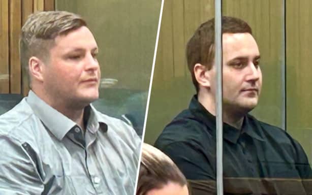 Stefan Hannon-McGinn and Ethan Howe in the High Court at New Plymouth