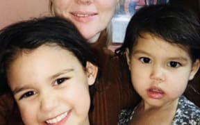 Kylie Eastman and her two kids