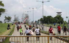 The Wutung entry facility at the border between Indonesia and Papua New Guinea is an important trading access point.