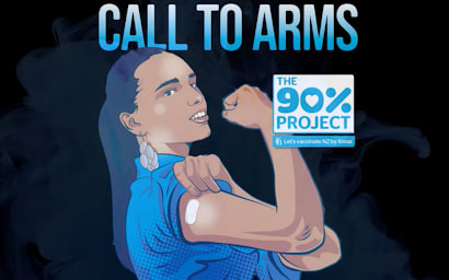 The New Zealand Herald's '90% Project' - aiming for 9 in 10 people vaccinated against COVID-19 by Christmas.