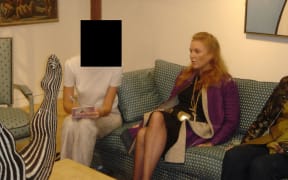 Sarah Ferguson is seen in this image released by the US Department of Justice on December 19, 2025, as part of a trove of documents from its investigations into the late financier Jeffrey Epstein.