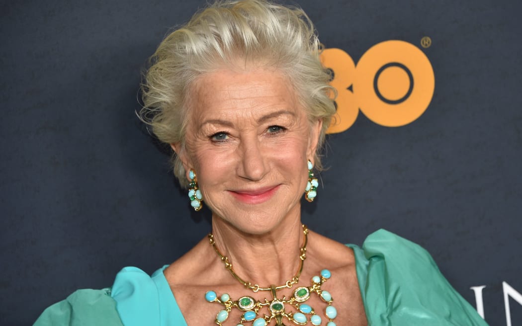 British actress Helen Mirren in Westwood, California on October 17, 2019.