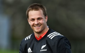 Sam Cane during a New Zealand All Blacks training