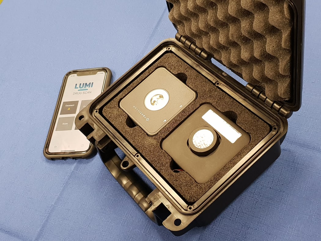 Police have unveiled a new testing device to screen drugs in the field on a mobile app.