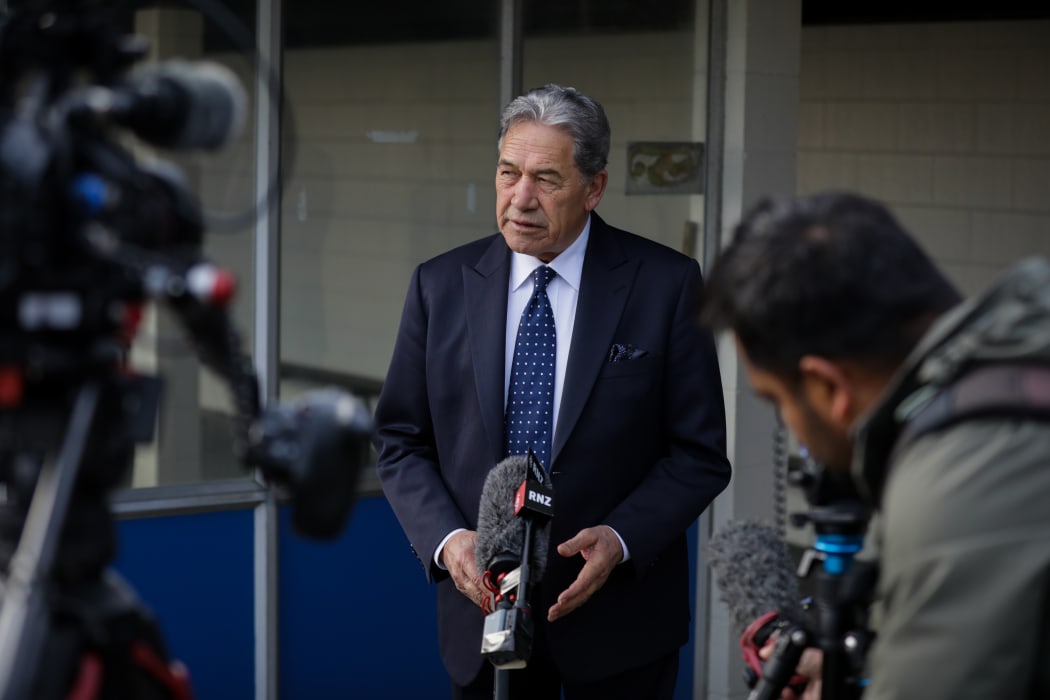 NZ First leader Winston Peters visits Tiwai Point while campaigning on 9 September 2020.