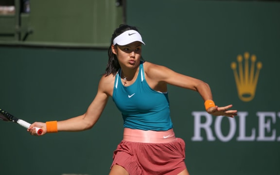 British tennis player Emma Raducanu