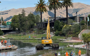 Dredging Taylor River in Blenheim