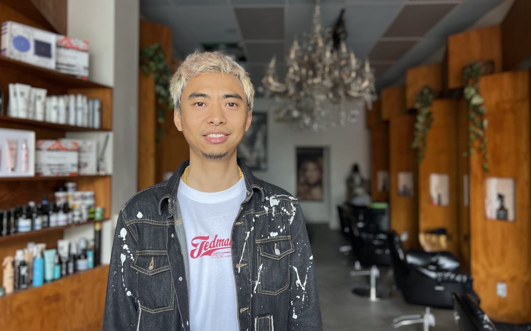 'Today we can't open, said hairstylist Mark Sun.