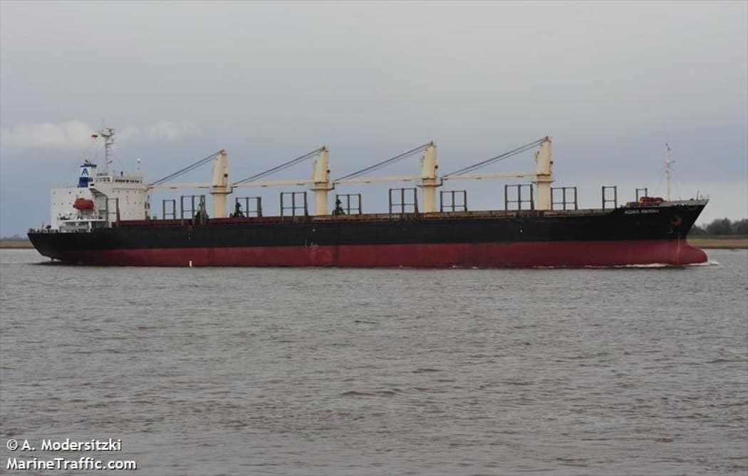 The MV Worship Light vessel at the centre of a maritime controversy in Solomon Islands.