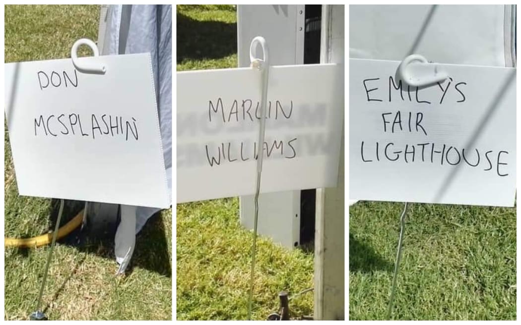 Backstage at Marlon Williams' Villa Maria show with the APO