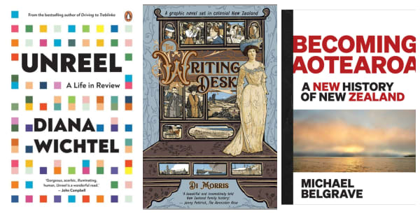 Unreel; The Writing Desk; Becoming Aotearoa