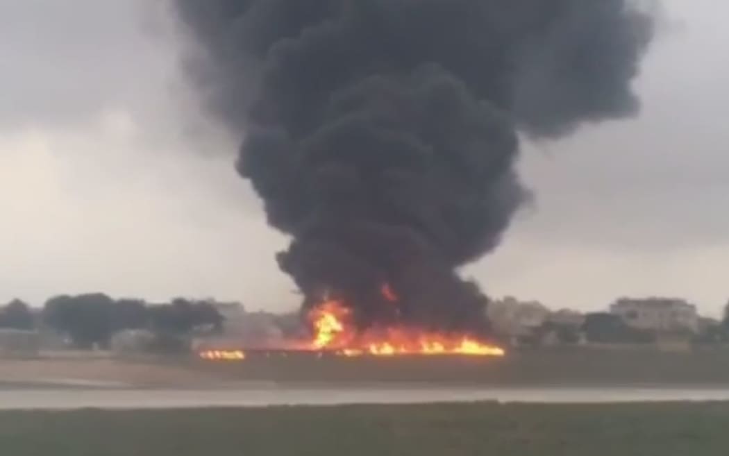 At least five people are thought to have died in the crash.