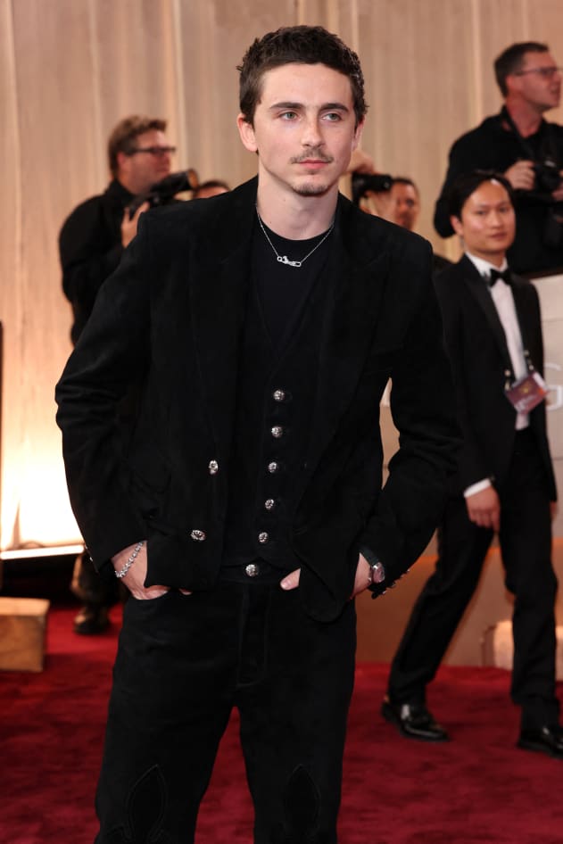 Timothée Chalamet attends the 83rd Annual Golden Globe Awards at The Beverly Hilton on January 11, 2026 in Beverly Hills, California.